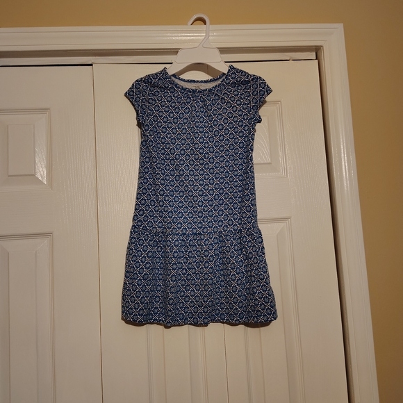 Carter's Navy Geometric Kids Dress - Picture 1 of 2